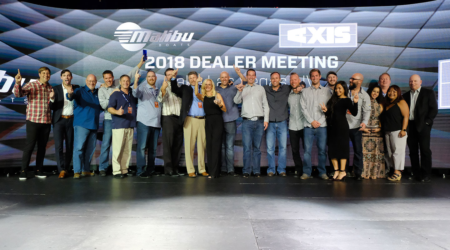 2018 Malibu Boats and Axis Wake Research Dealer Awards
