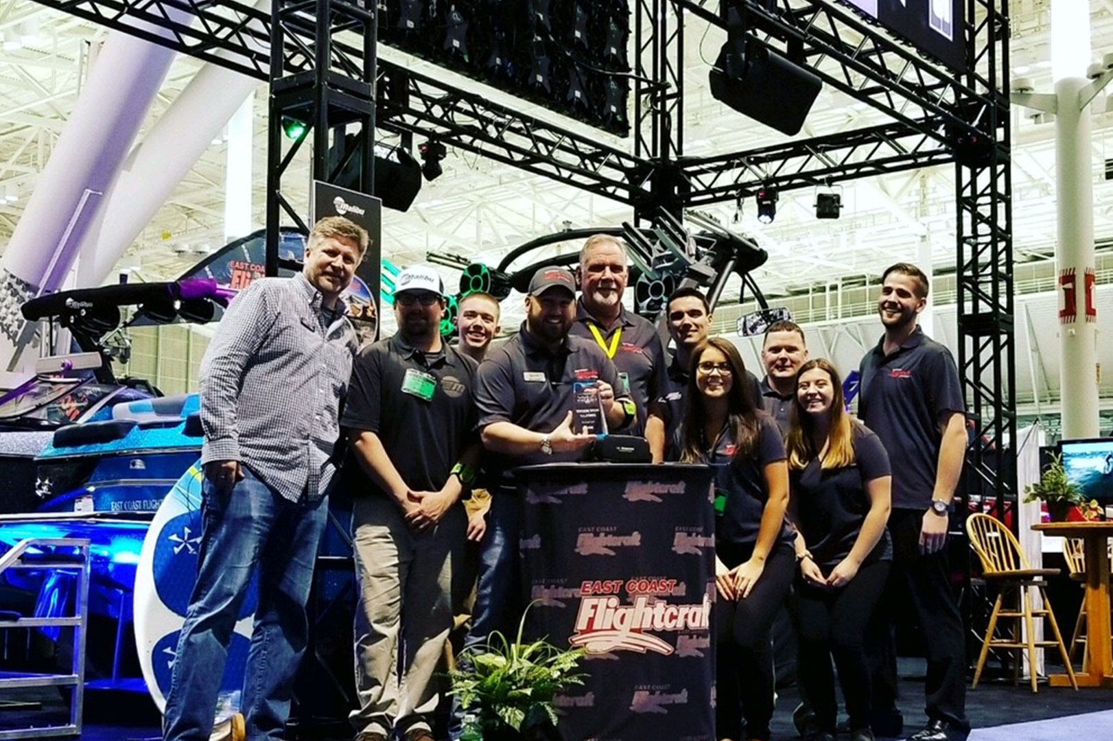 East Coast Flightcraft Wins Best Booth Display