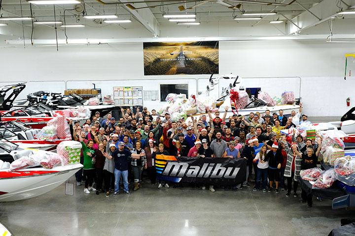 Malibu Delivers Over $22,000 to Toys for Tots