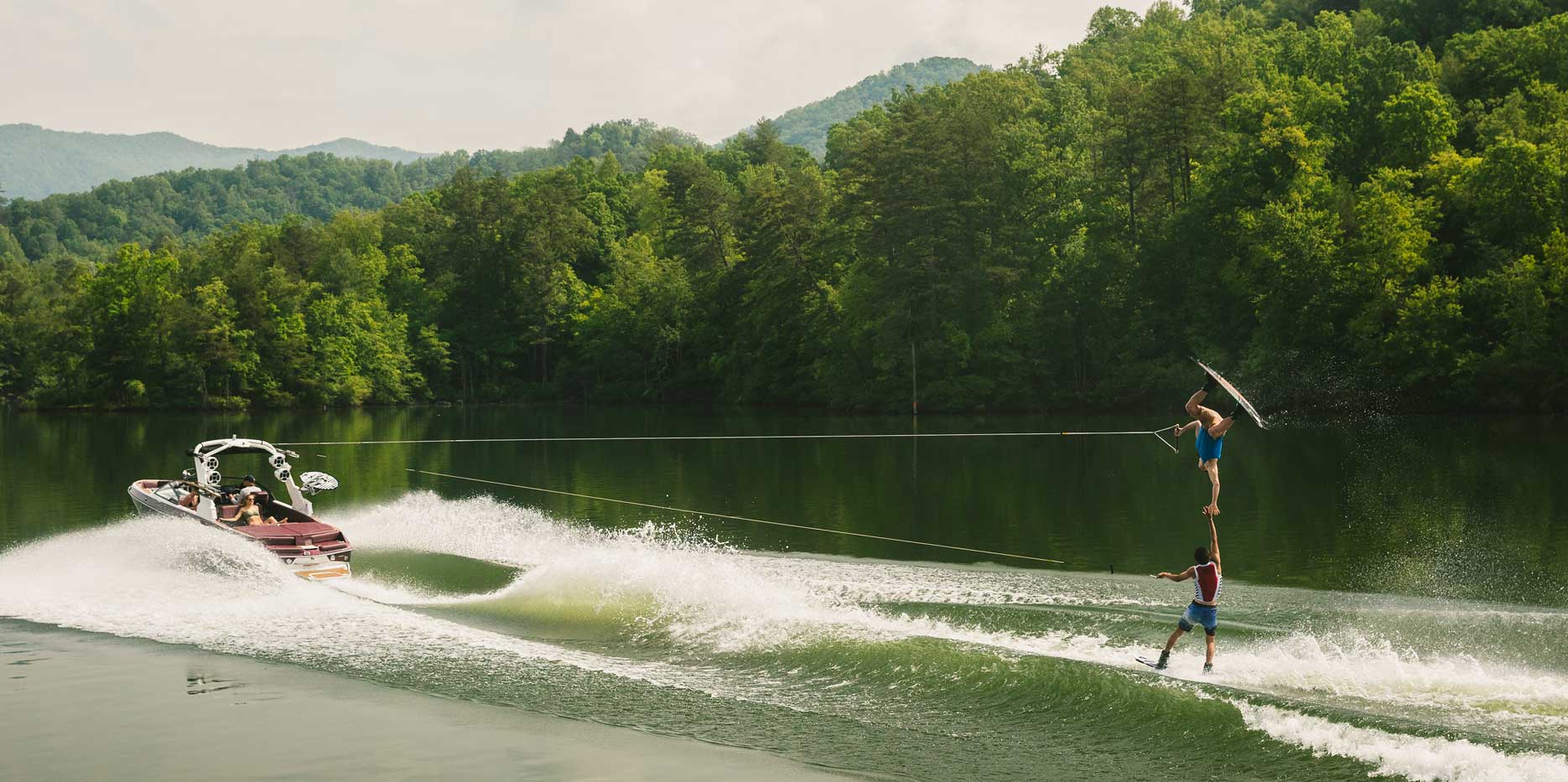 The ultimate playground for doubles wakeboarding.