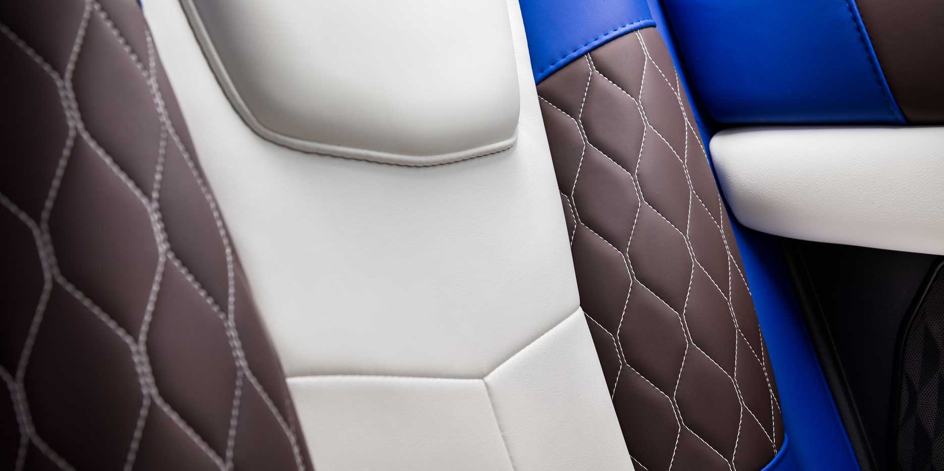 Stitching detail on the M240