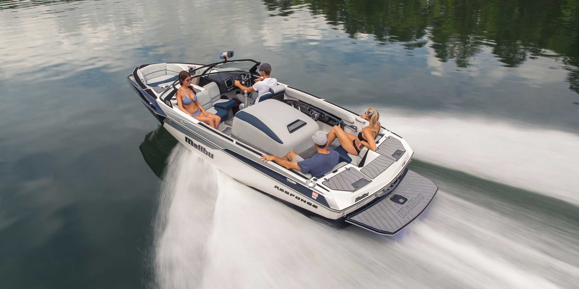 Malibu Boats TXi Response Open Bow Slalom Boat