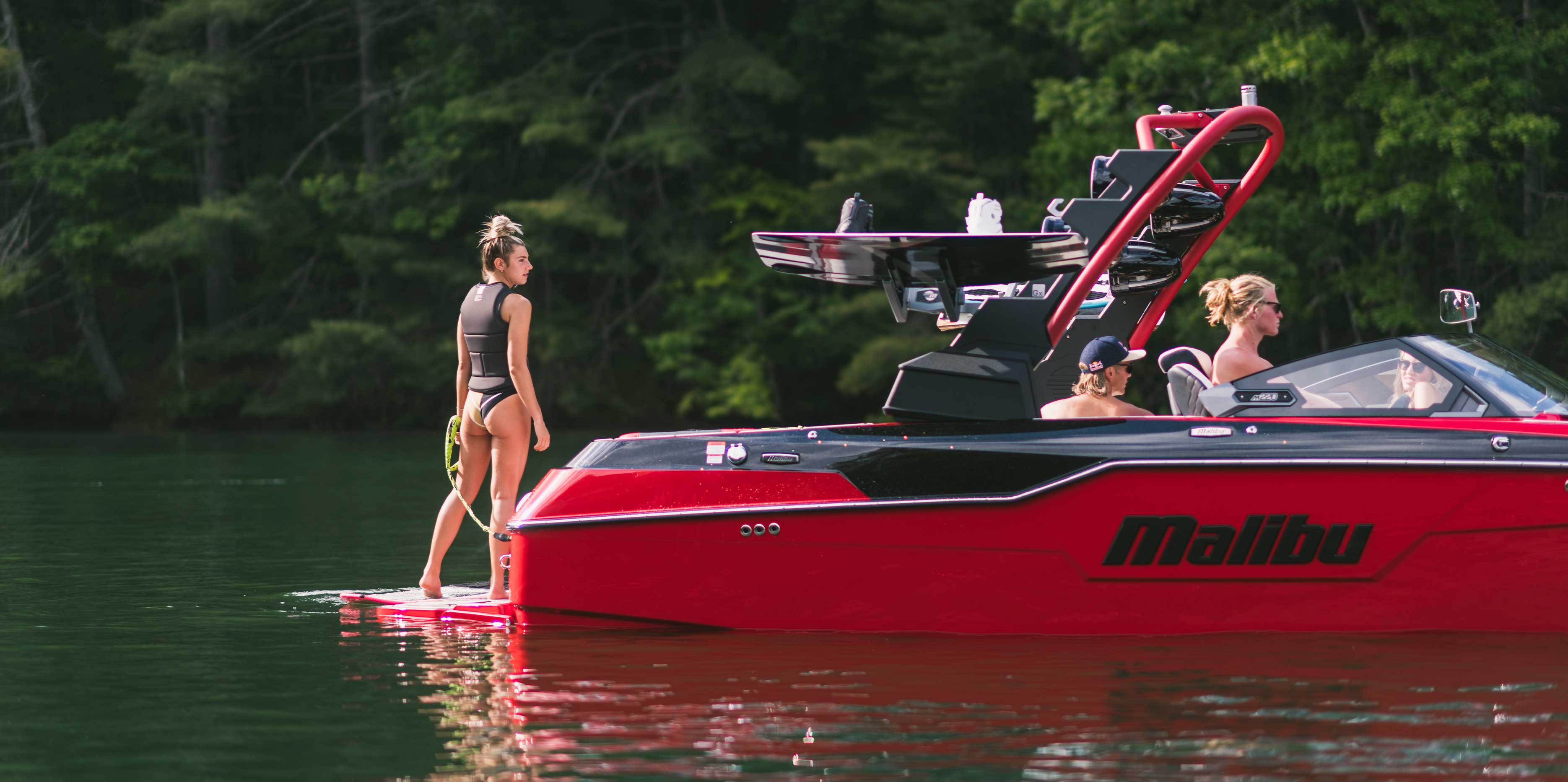 The 2021 Malibu Boats All-New M220 Floating