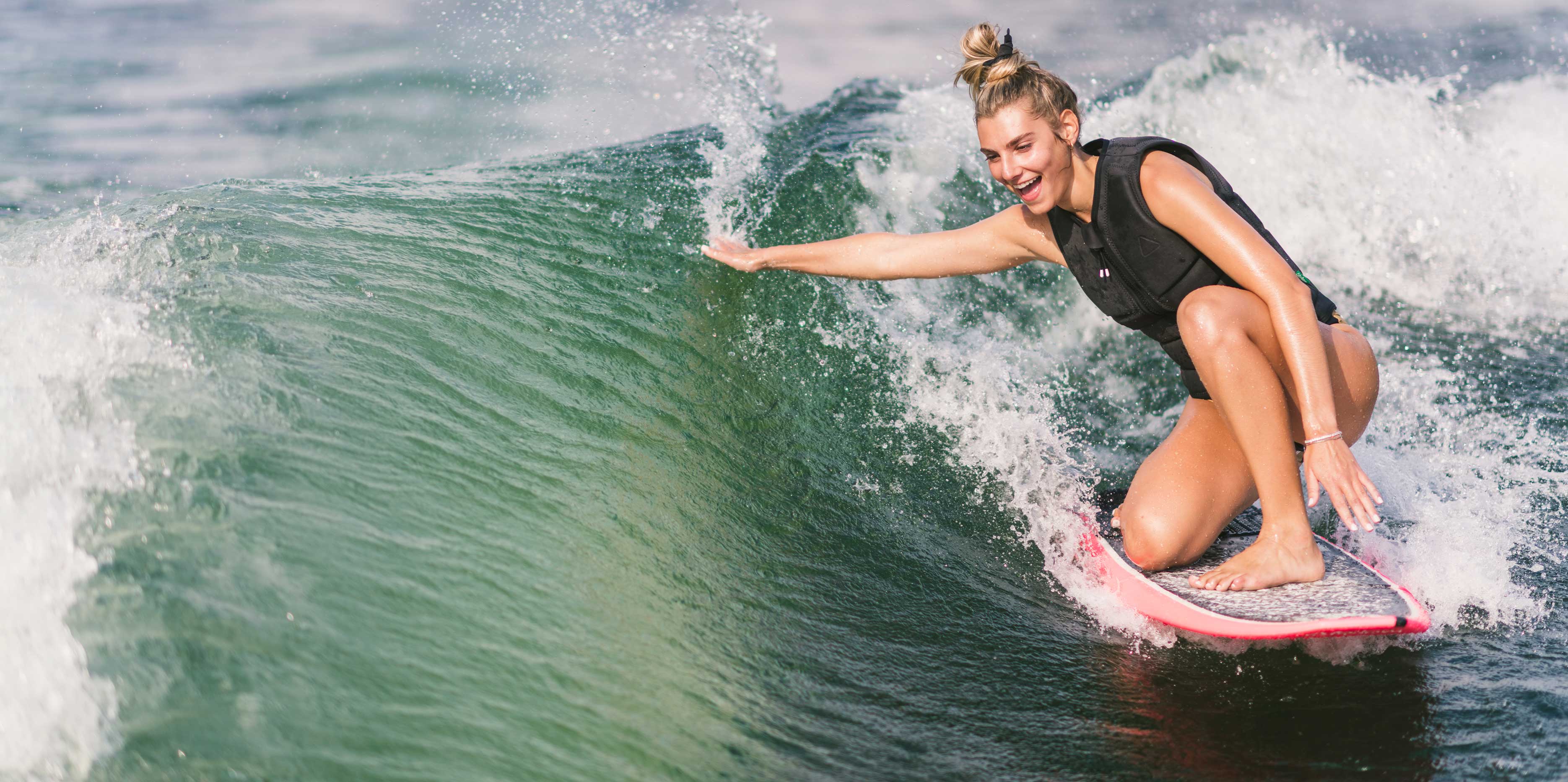 The 2021 Malibu Boats All-New M220 Wakesurfing