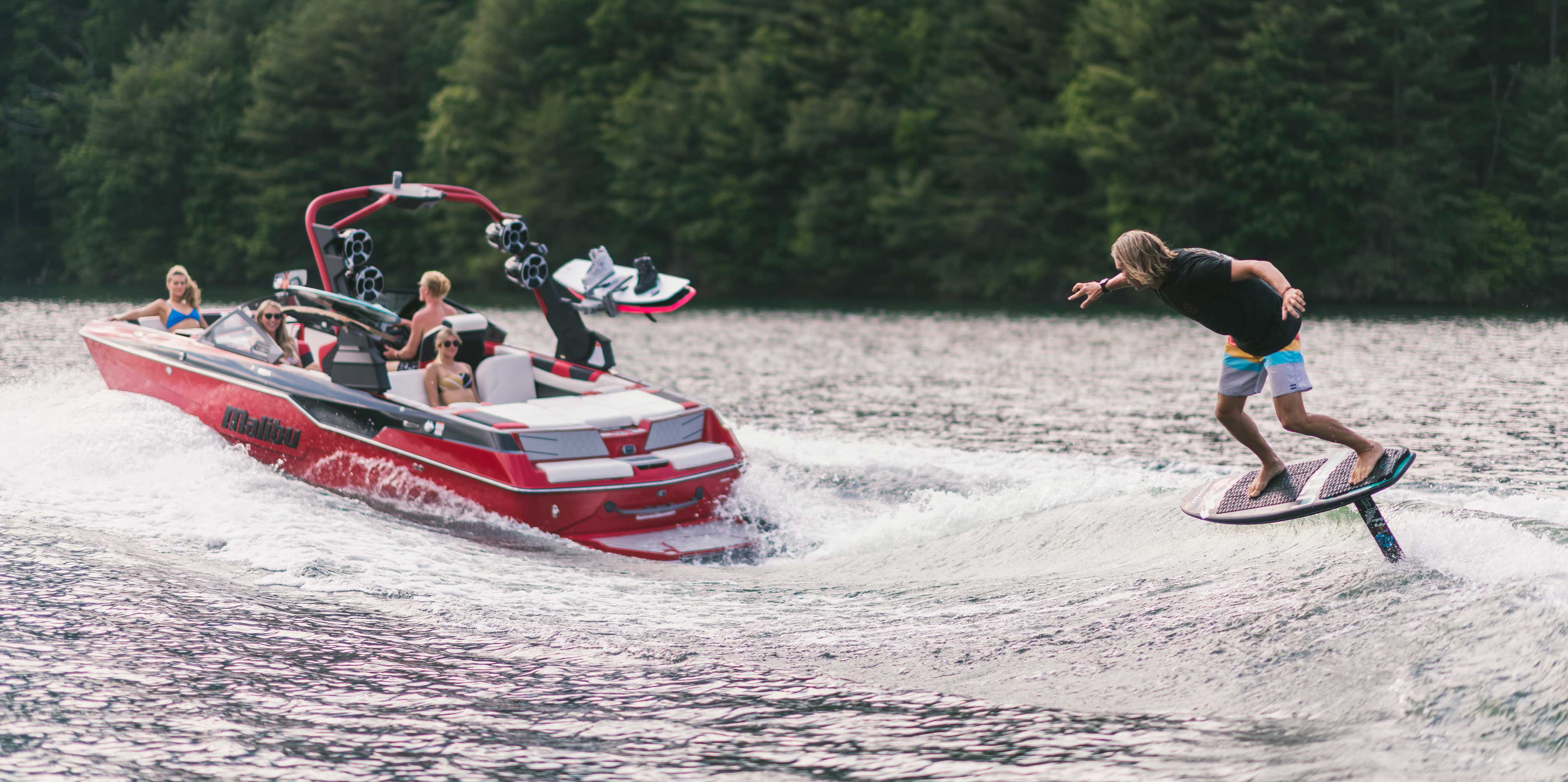 The 2021 Malibu Boats All-New M220 Wake Foiling