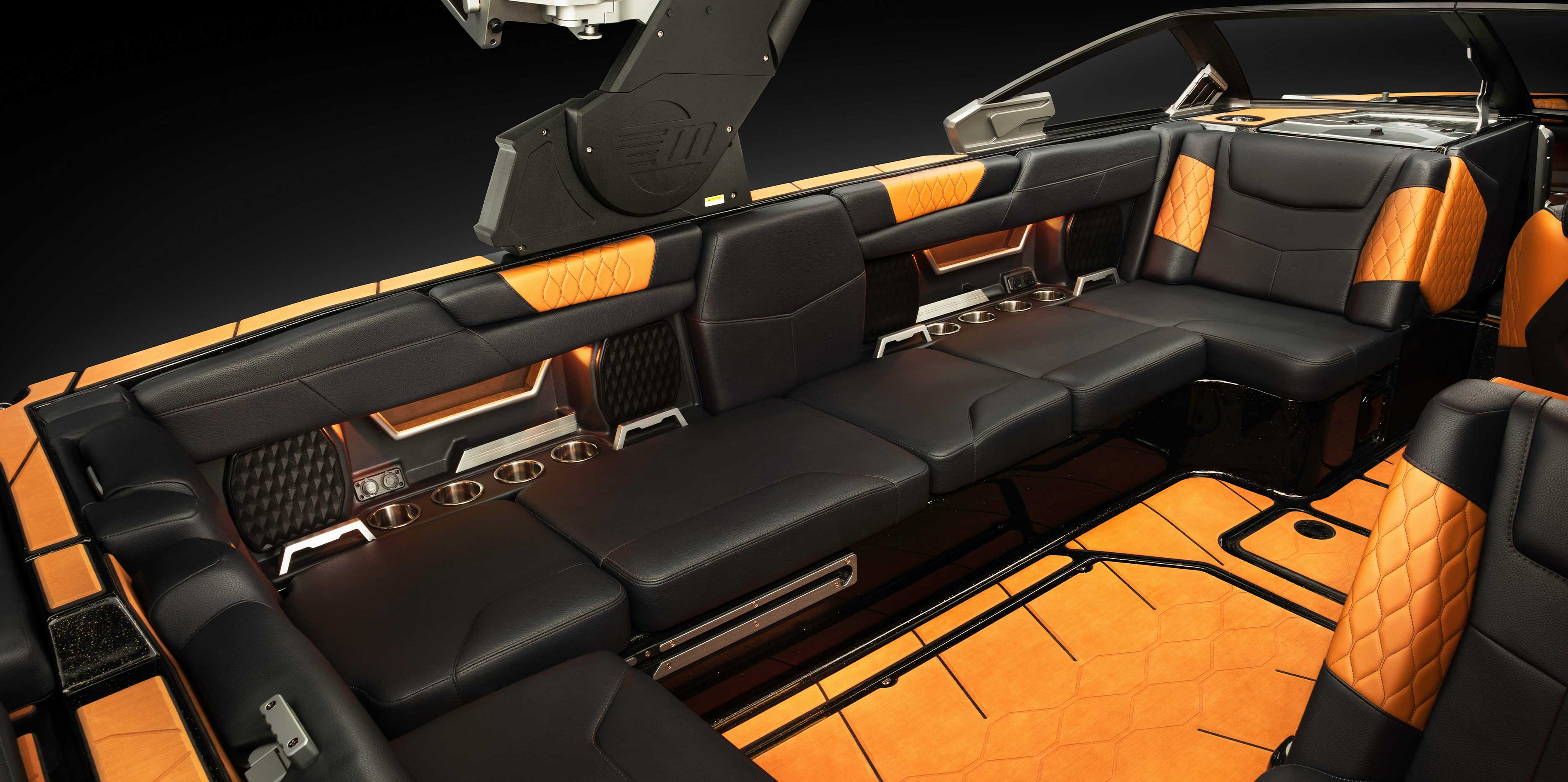 Spacious interior of the M240