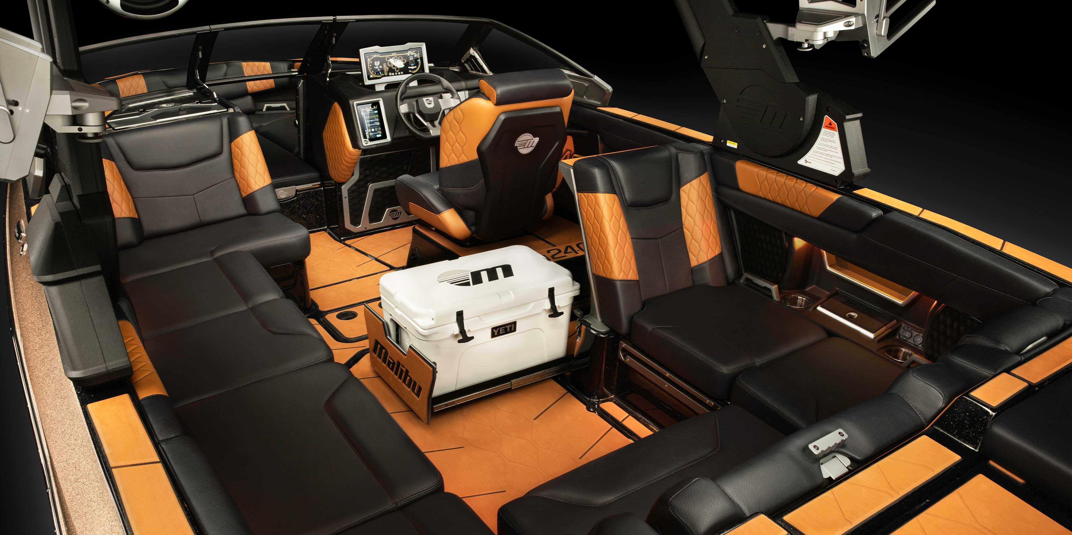 Large interior of the M240