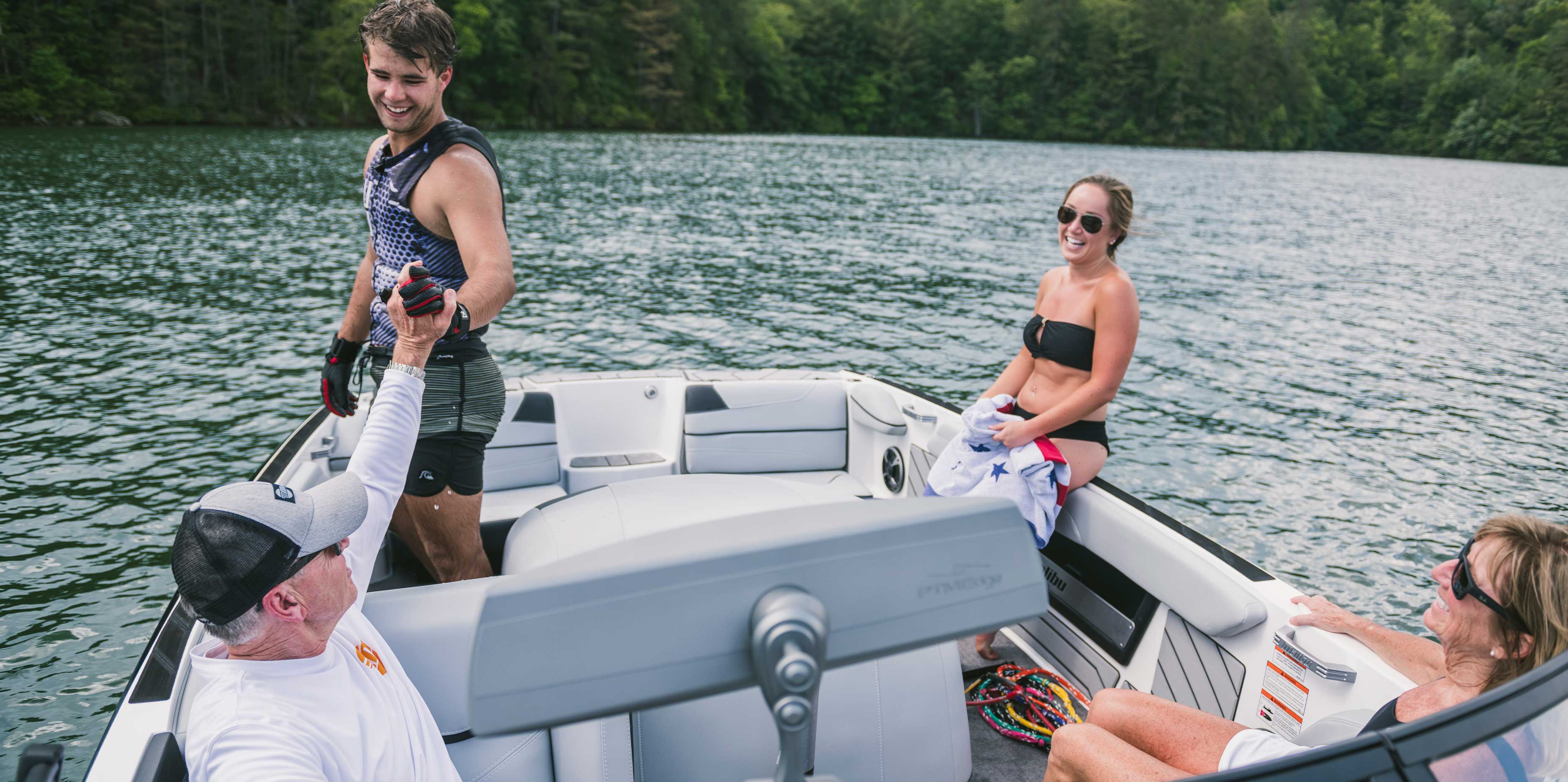 Malibu Boats TXi Response Open Bow Slalom Boat