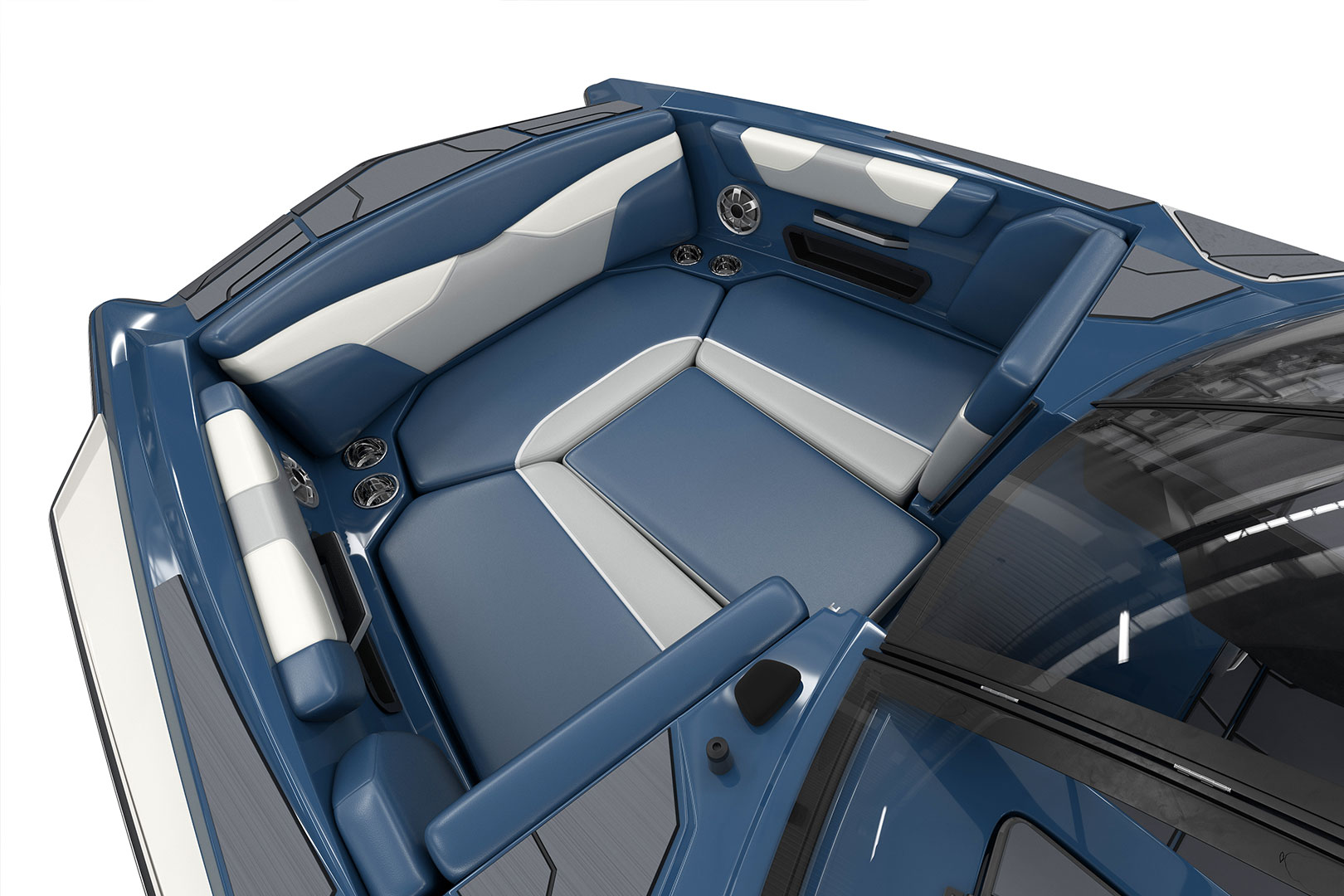 Interior of Axis A22 Featuring Pickle-Fork Bow