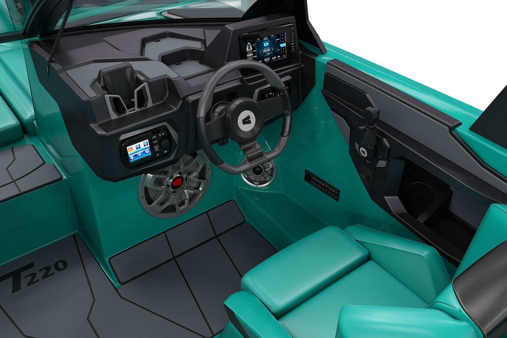 Interior of Axis T220 Featuring the All-New Axis Premium Sport Dash