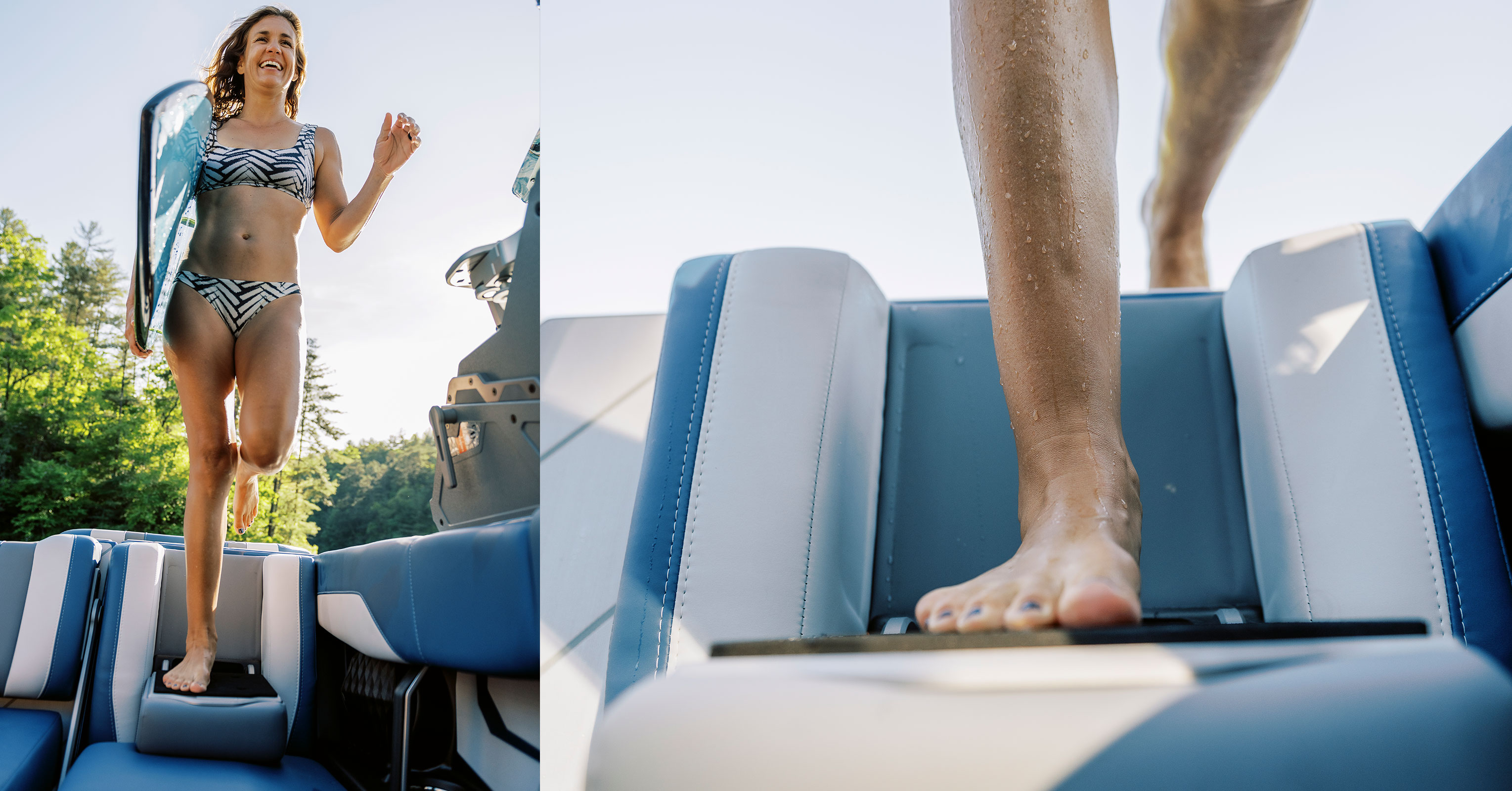 Rear Flip-Down Seat Steps