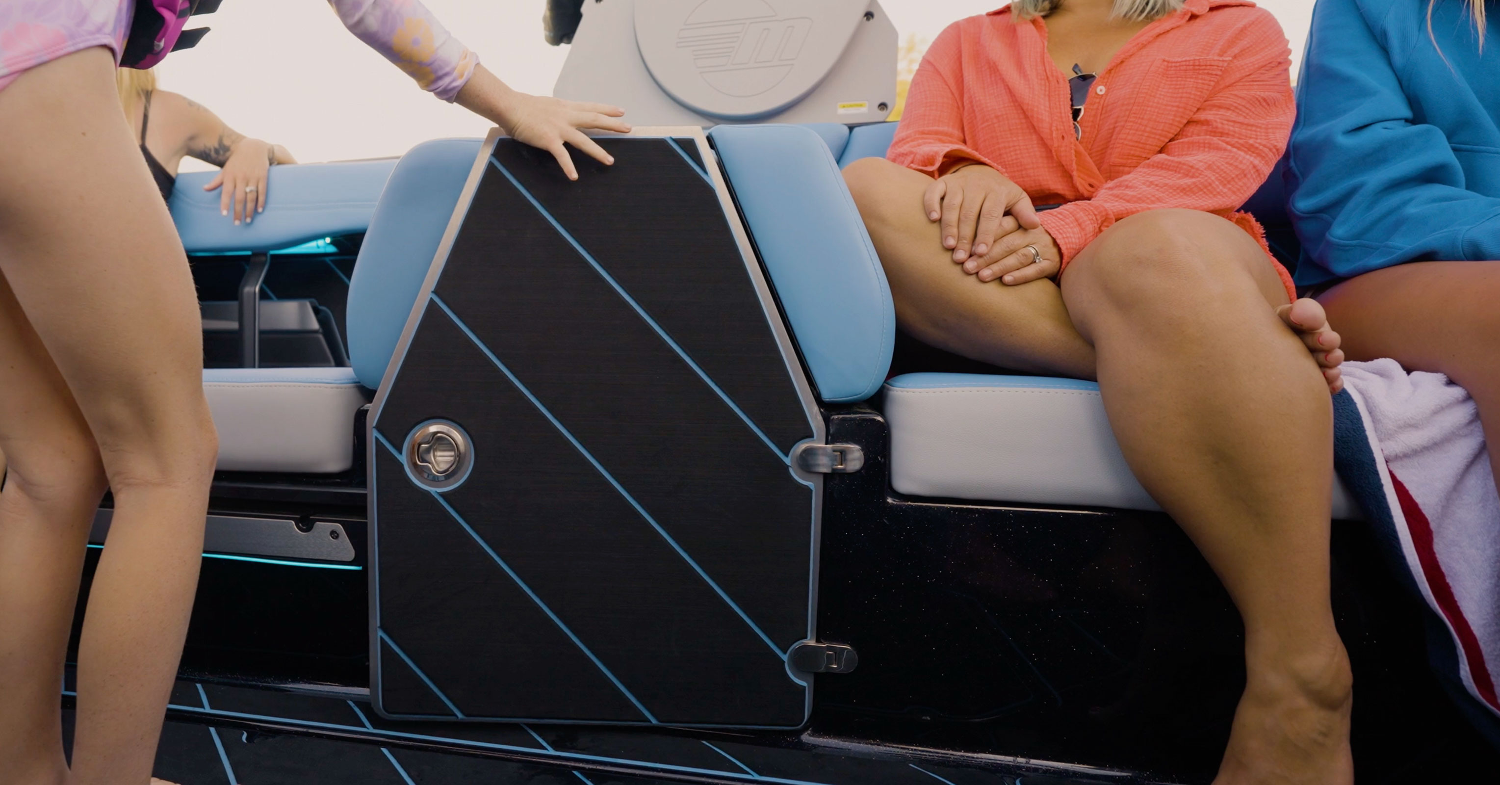 Port Side Cooler Storage Locker