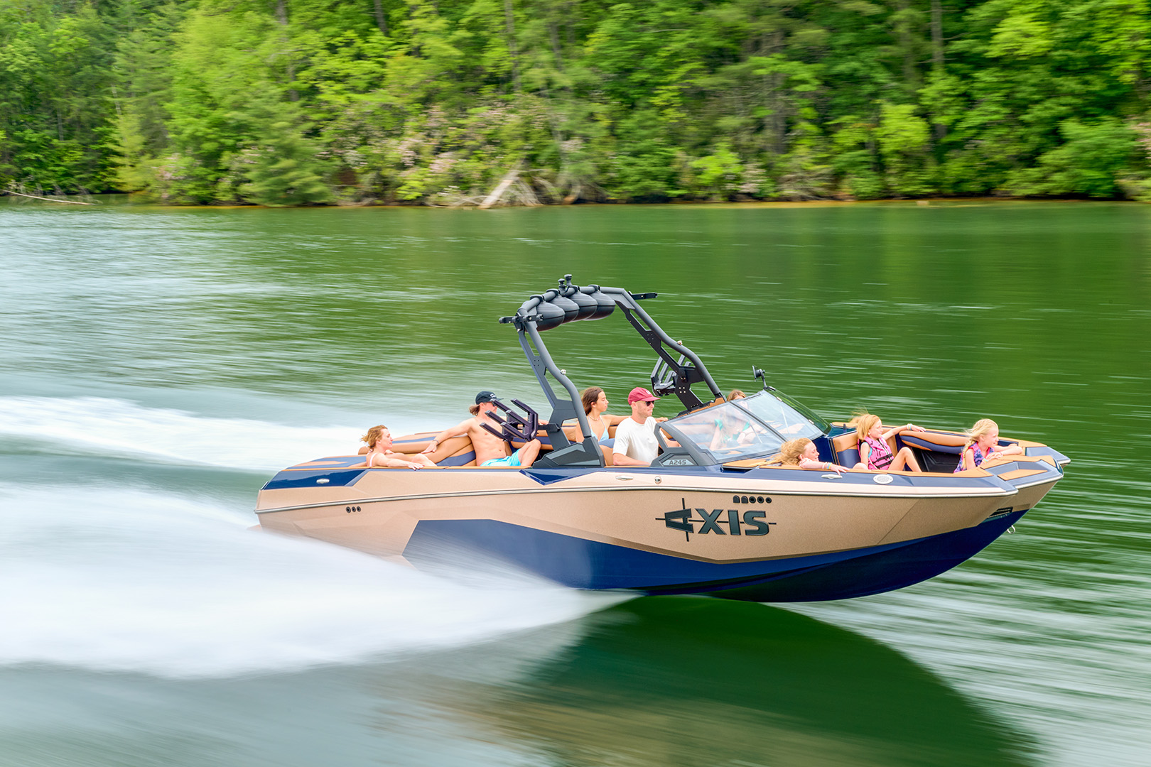 2026 Axis Running Down the Lake