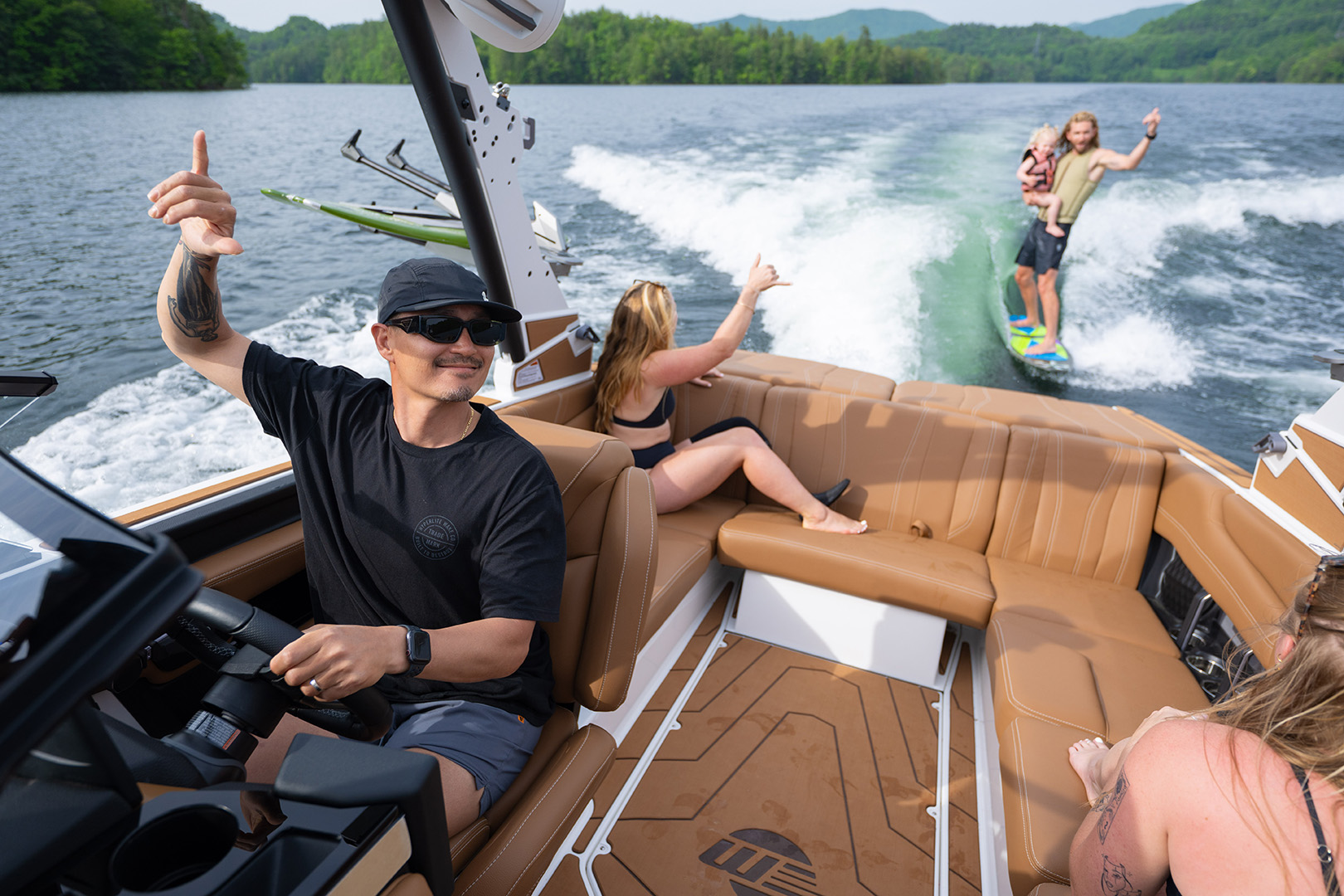 Malibu Boats Wake Responsibly campaign promoting safe, respectful, and environmentally friendly boating practices.