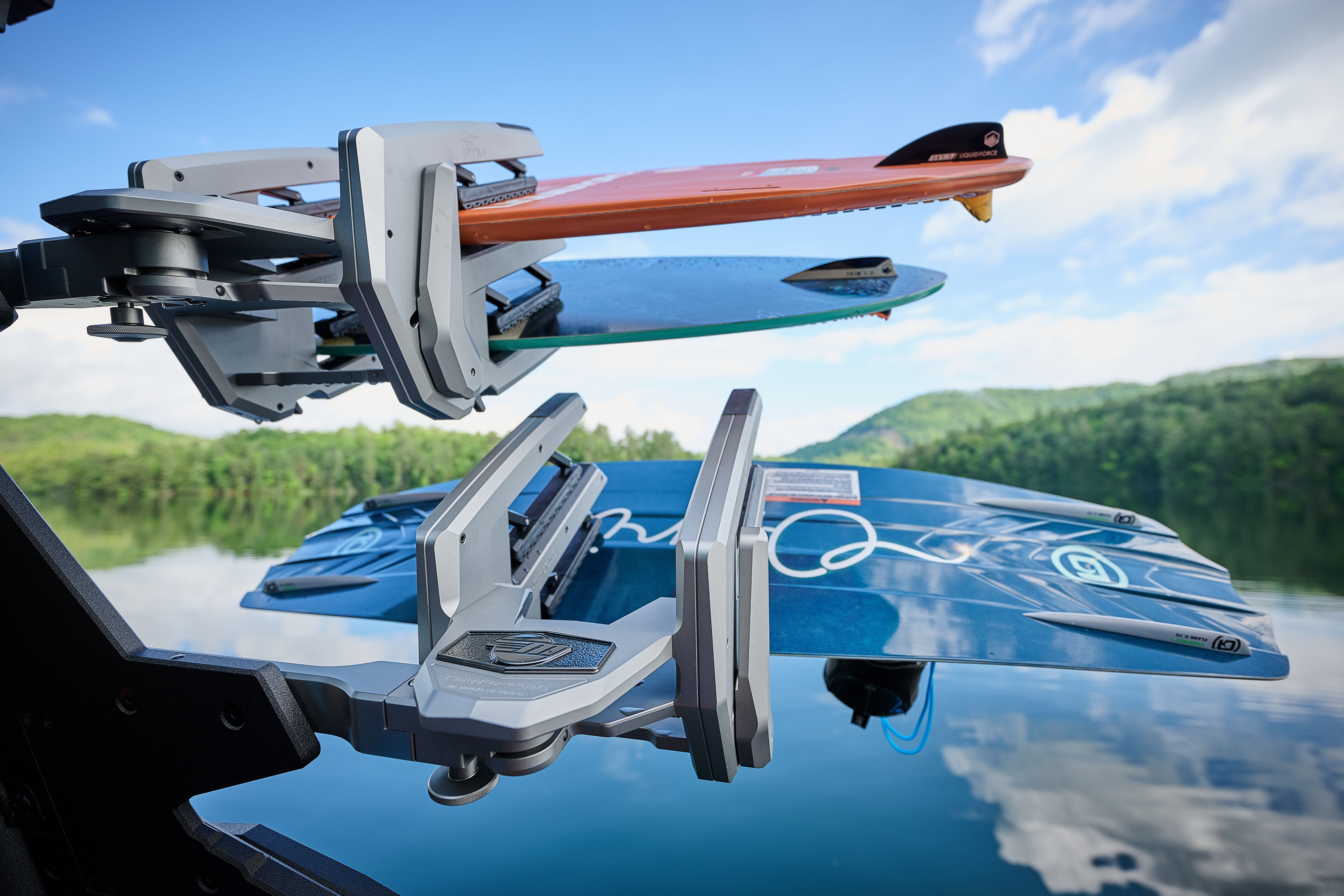 Malibu Boats Protomet Clampforce 3.0 Racks on Tower