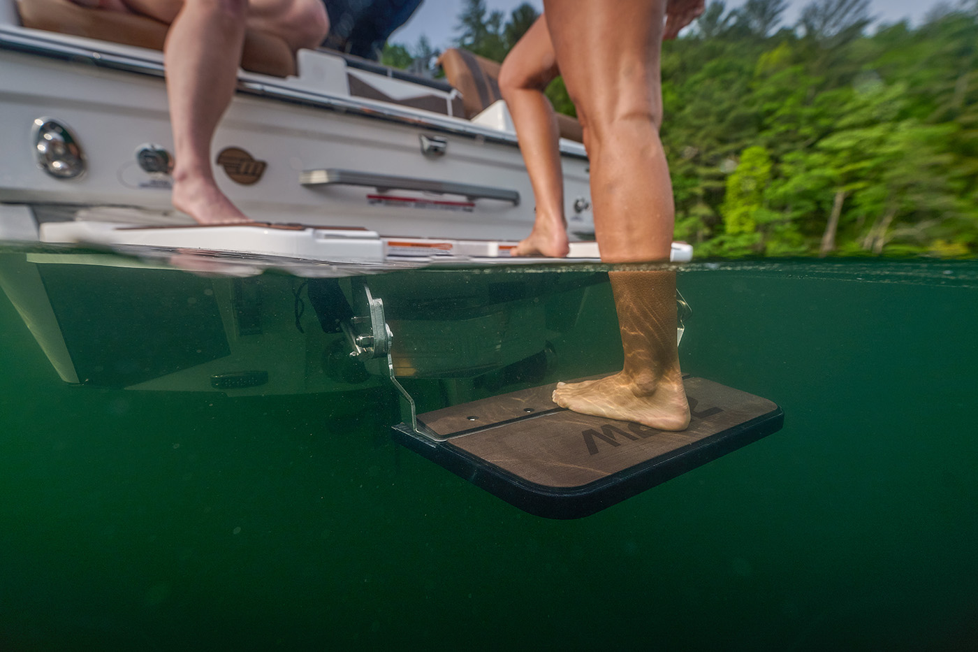 Powered Flip-Down Swim Step™