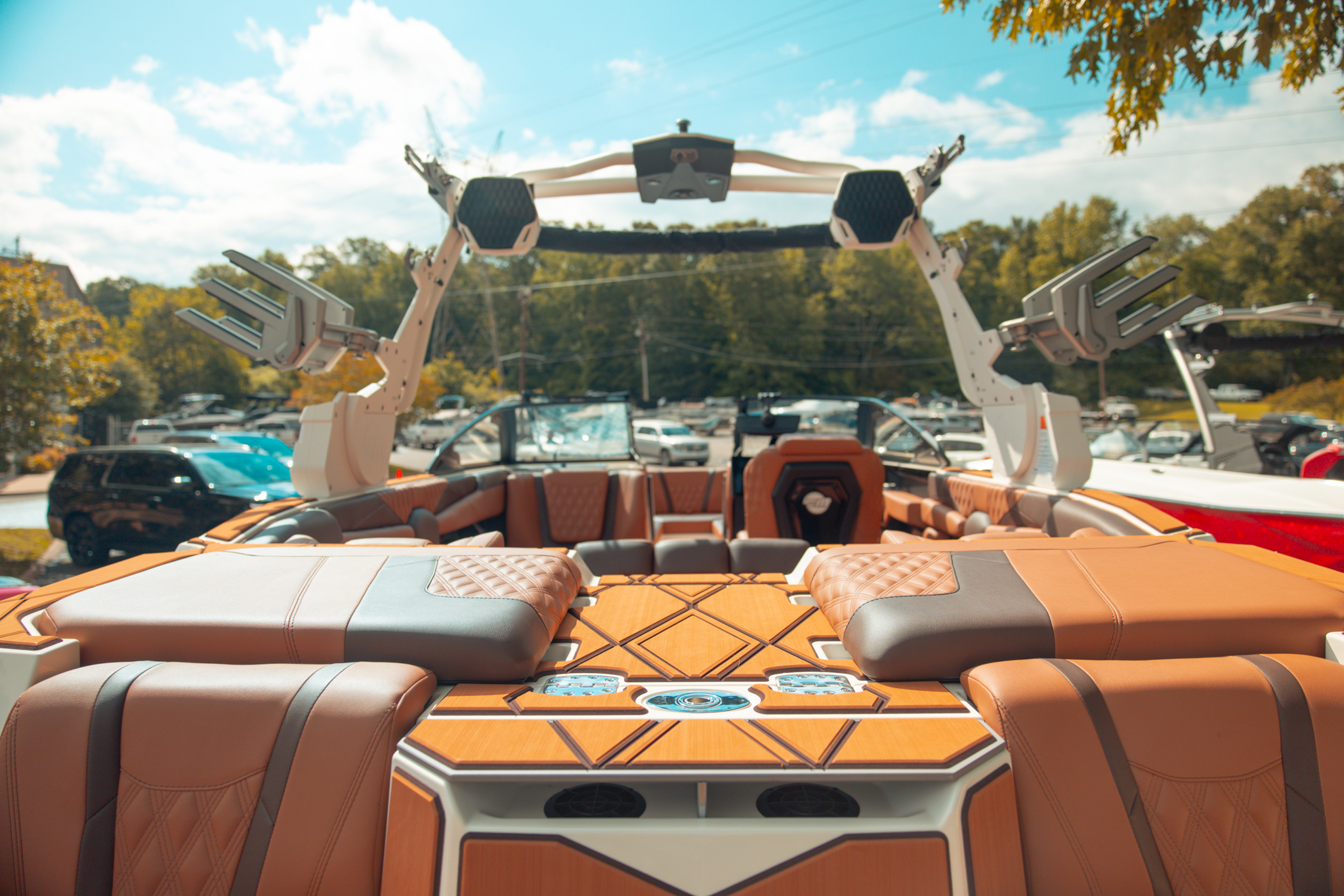 Interior of a Malibu Boat