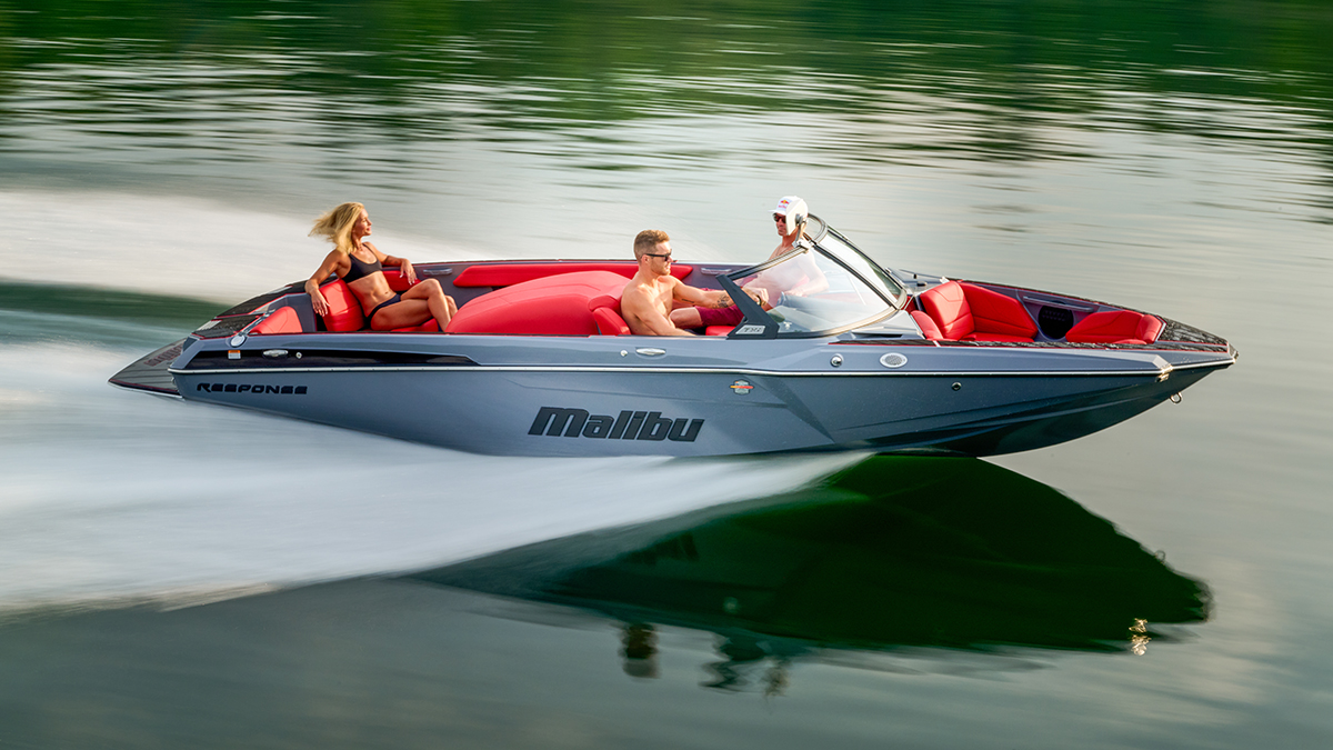Malibu Boats TXi Response Open Bow Slalom Boat