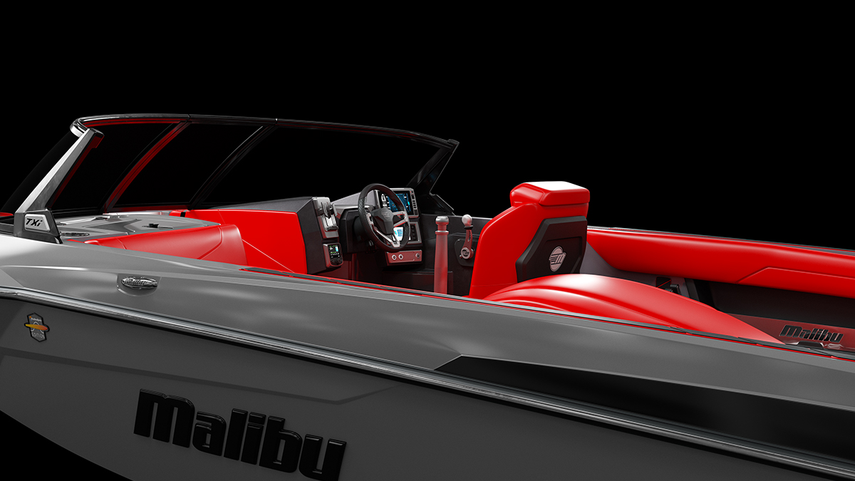 Malibu Boats TXi Response Open Bow Slalom Boat