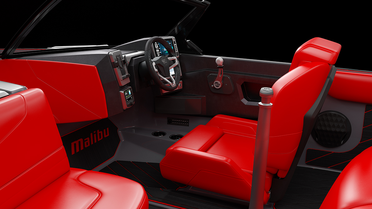 Malibu Boats TXi Response Open Bow Slalom Boat