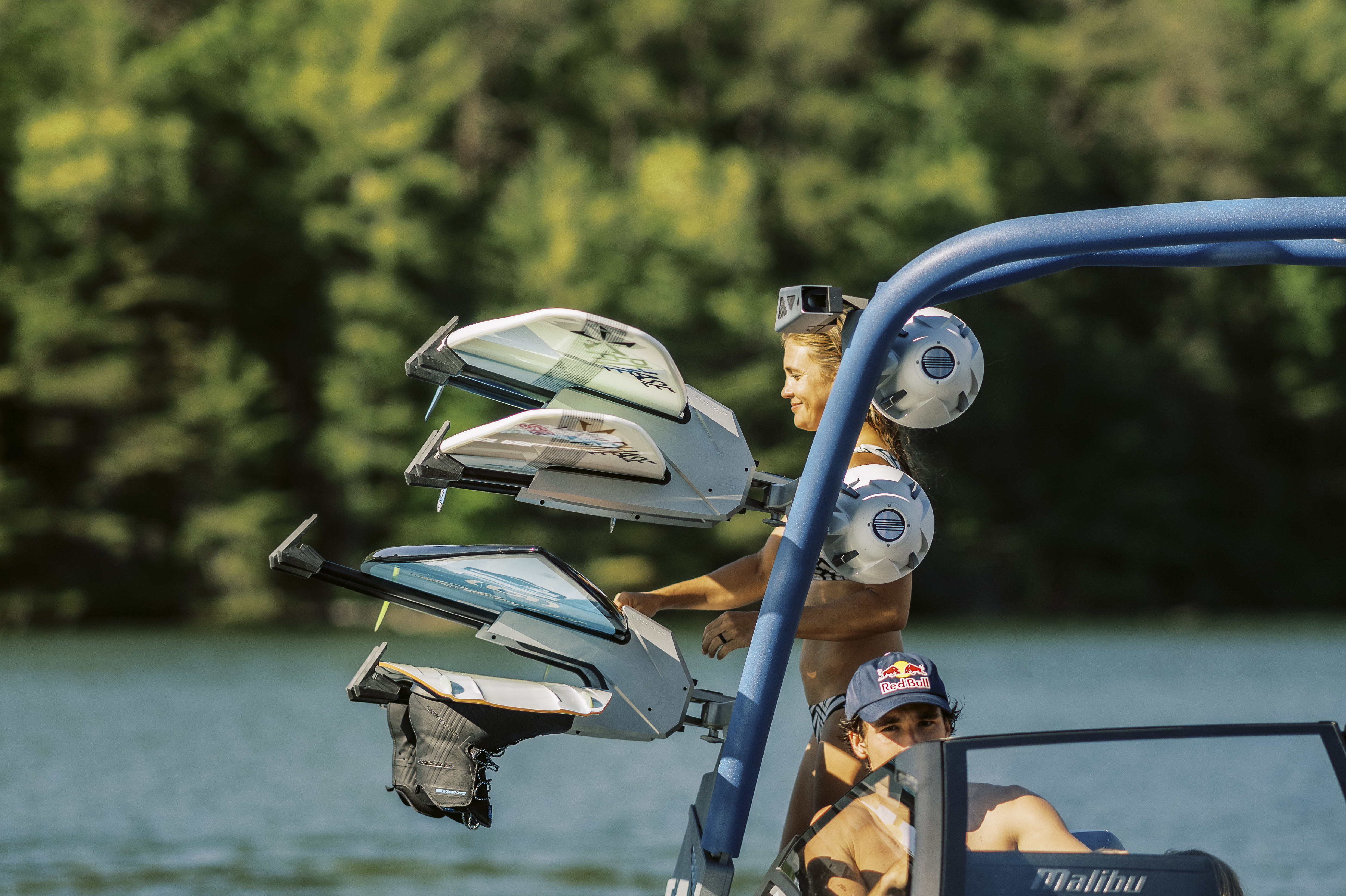 Malibu Boats Protomet Edgeforce Racks on Tower