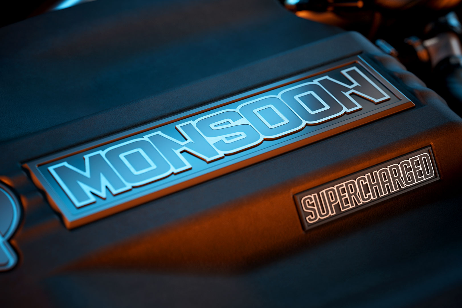 Monsoon Supercharged LT4 Engine, top view