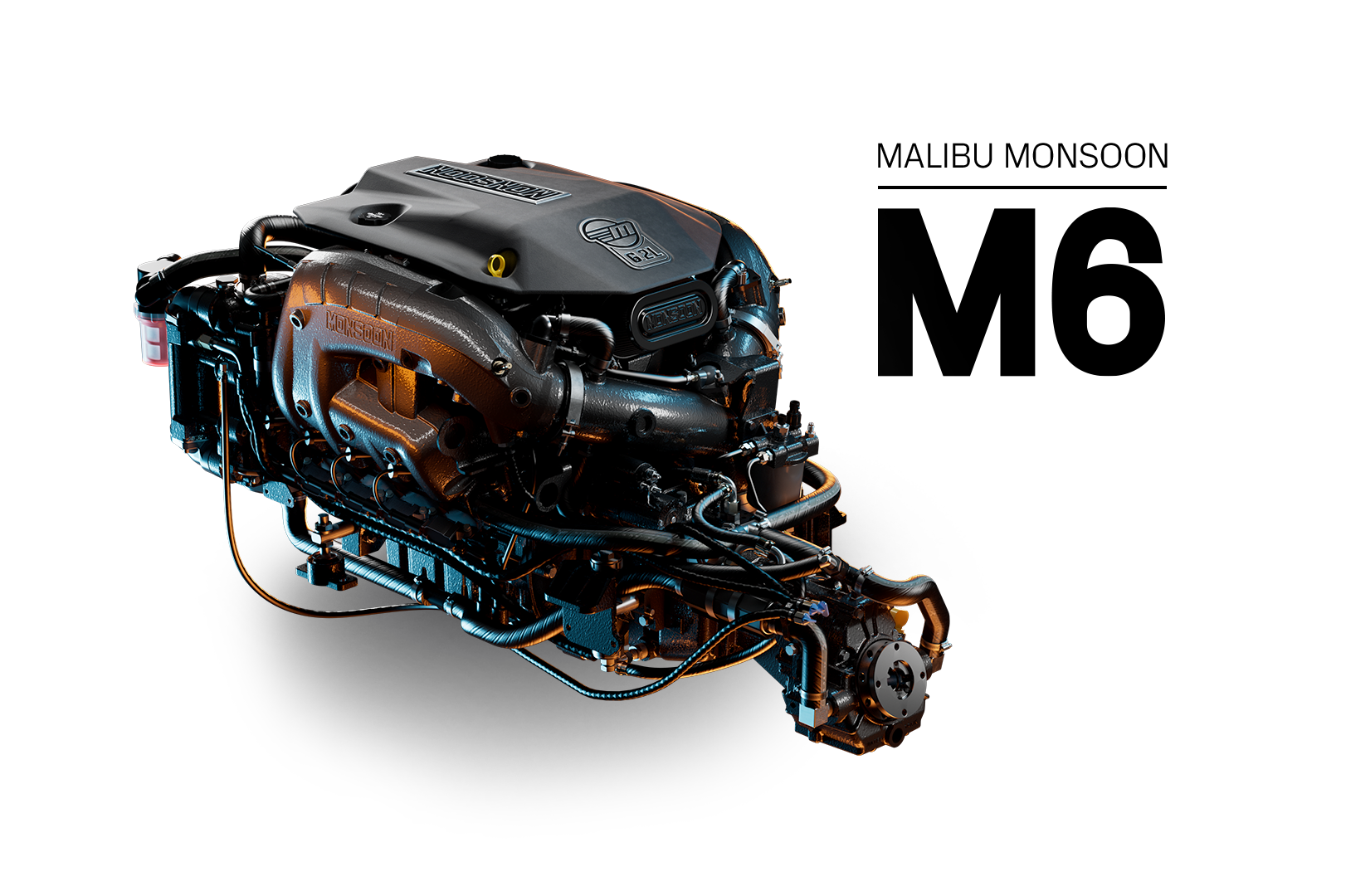 Malibu Boat Monsoon M6Di Engine